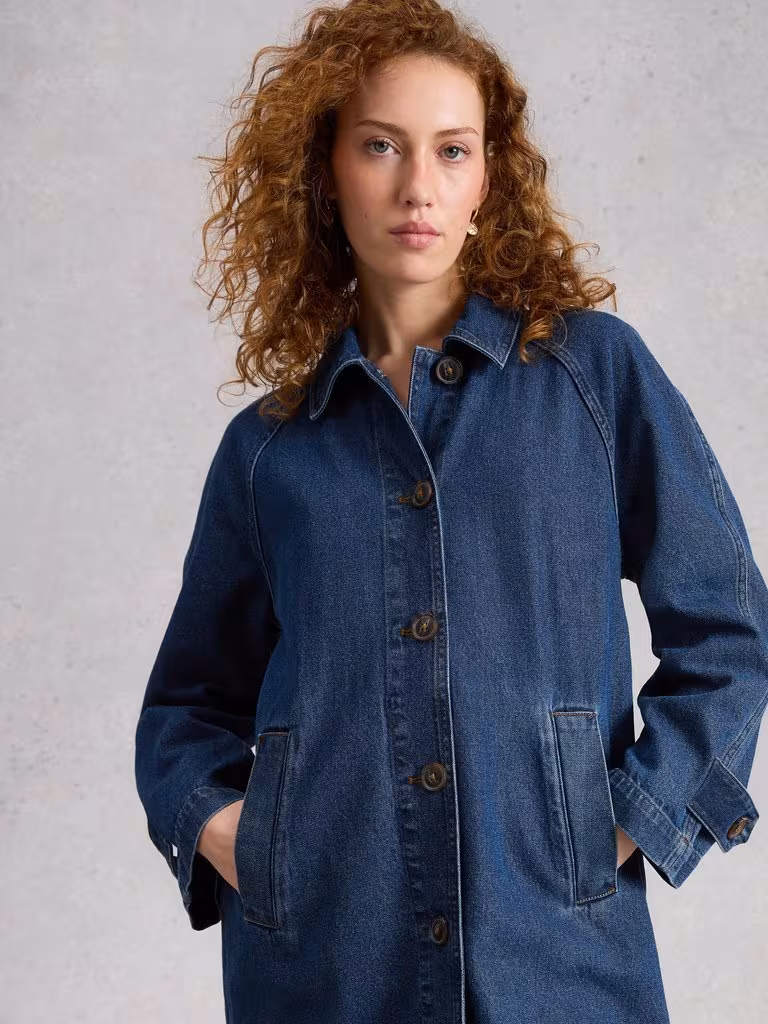 White Stuff Oakleigh Denim Coat - Image 2